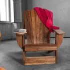 Composizione 2 Mobili Bagno in Legno di Teak Massello - Solferino Viadurini