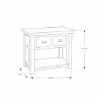 Composizione 3 Mobili Bagno in Legno di Teak con Lavabo in Resina - Essence Viadurini