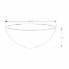 Composizione 3 Mobili Bagno in Legno di Teak con Lavabo in Resina - Essence Viadurini