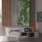Composizione Bagno Completa di Lavabo, Specchio e Base Made in Italy - Dream Viadurini