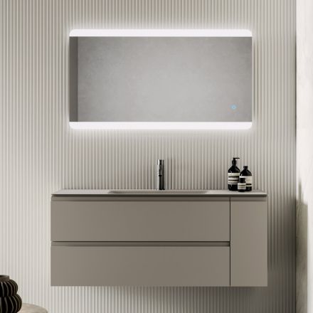 Composizione Bagno Comprensiva di Base con 2 Cassetti e 1 Anta - Titan Viadurini