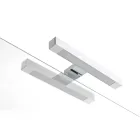 Composizione Bagno con 4 Cassetti, 2 Lavabi in Ceramica e Specchio - Titan Viadurini