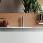 Composizione Bagno con Base Sospesa, Specchio e Lavabo Made in Italy - Dream Viadurini