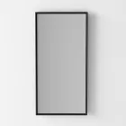 Composizione Bagno Lavabo Ceramica e Base Acciaio Made in Italy - Quadro Viadurini
