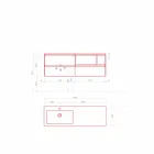 Composizione d’Arredo Bagno, Design Moderno e Sospeso Made in Italy - Callisi8 Viadurini