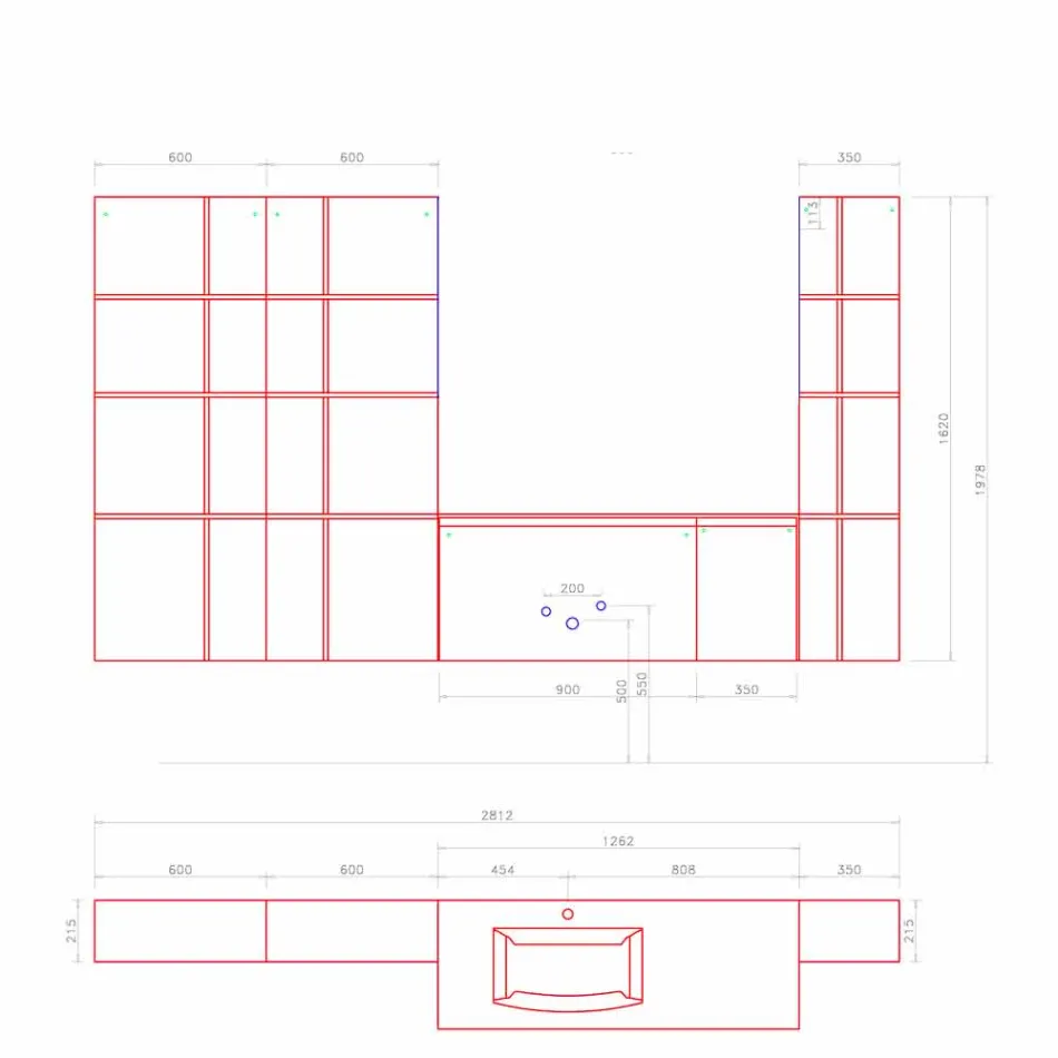 Composizione d’Arredo Bagno Sospesa e Moderna, Mobili di Design - Callisi12 Viadurini