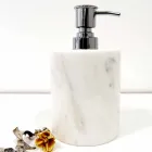 Composizione di 3 Accessori Bagno in Marmo Lucido Made in Italy - Trevio Viadurini