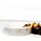 Composizione di 3 Accessori Bagno in Marmo Lucido Made in Italy - Trevio Viadurini