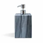 Composizione di Accessori da Bagno in Marmo Made in Italy, 4 Pezzi - Deano Viadurini