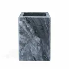 Composizione di Accessori da Bagno in Marmo Made in Italy, 4 Pezzi - Deano Viadurini