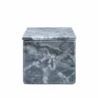 Composizione di Accessori da Bagno in Marmo Made in Italy, 4 Pezzi - Deano Viadurini