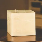 Composizione di Candele Quadrate in Cera Made in Italy, 3 Pezzi - Mondelle Viadurini