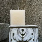 Composizione di Candele Quadrate in Cera Made in Italy, 3 Pezzi - Mondelle Viadurini