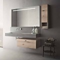 Composizione di Design per Bagno Mobili Moderni Sospesi Made in Italy - Farart2