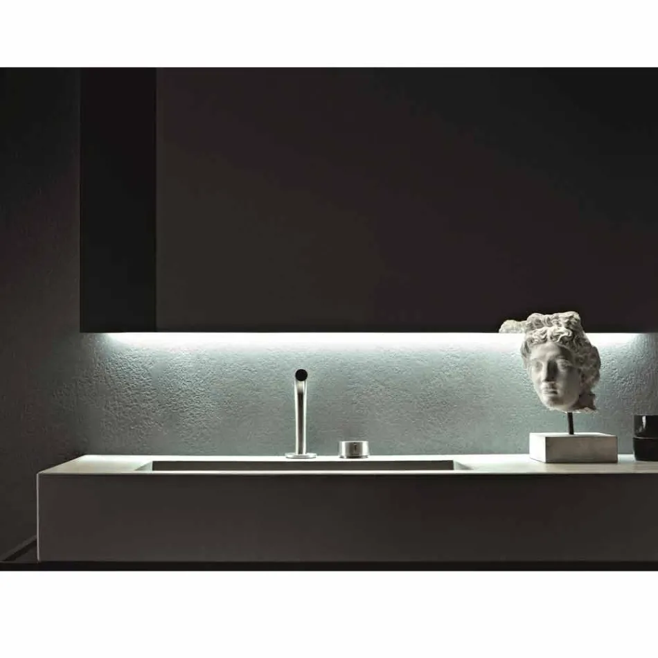 Composizione di Mobili Artigianali per Bagno di Design Moderno a Terra - Farart3 Viadurini