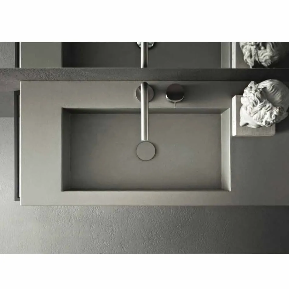 Composizione di Mobili Artigianali per Bagno di Design Moderno a Terra - Farart3 Viadurini