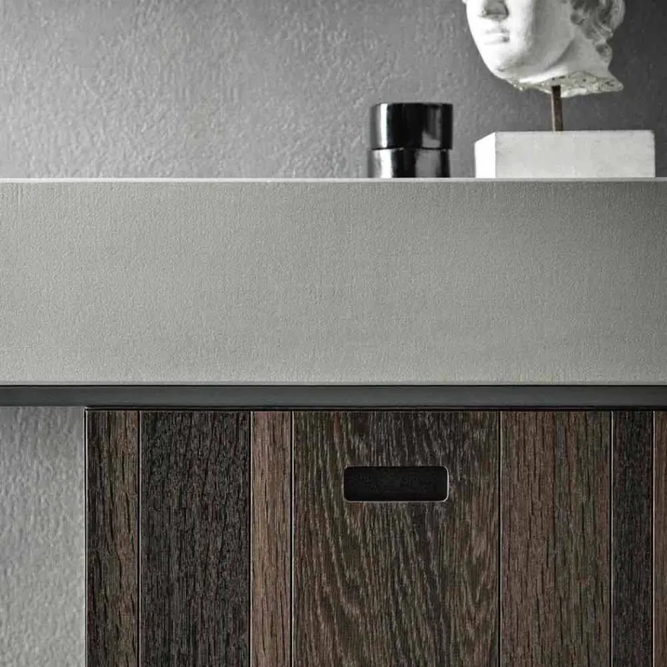 Composizione di Mobili Artigianali per Bagno di Design Moderno a Terra - Farart3 Viadurini