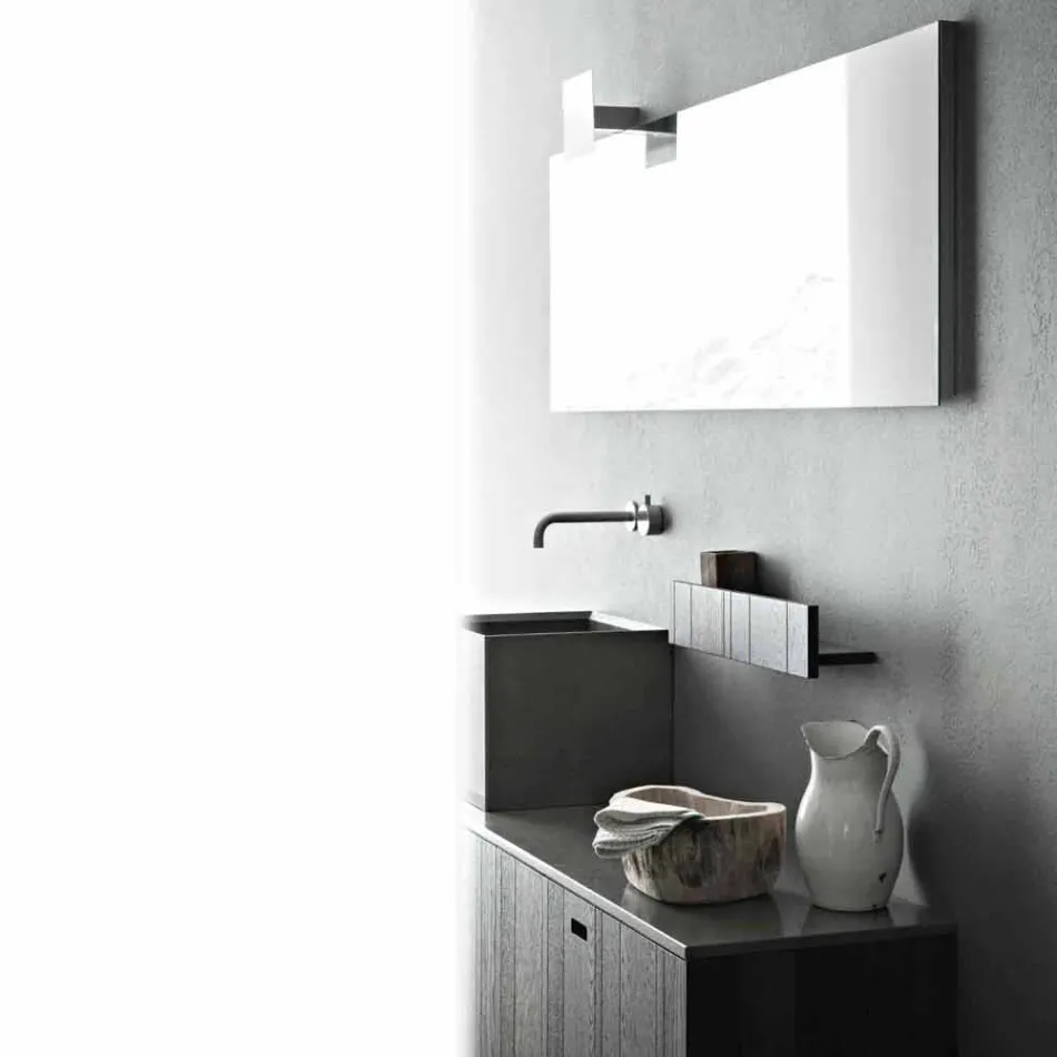 Composizione di Mobili d’Arredo da Bagno a Terra Design Moderno - Farart1 Viadurini