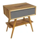 Composizione Mobile Bagno da Appoggio Color Grigio e Accessori - Carolie  Viadurini