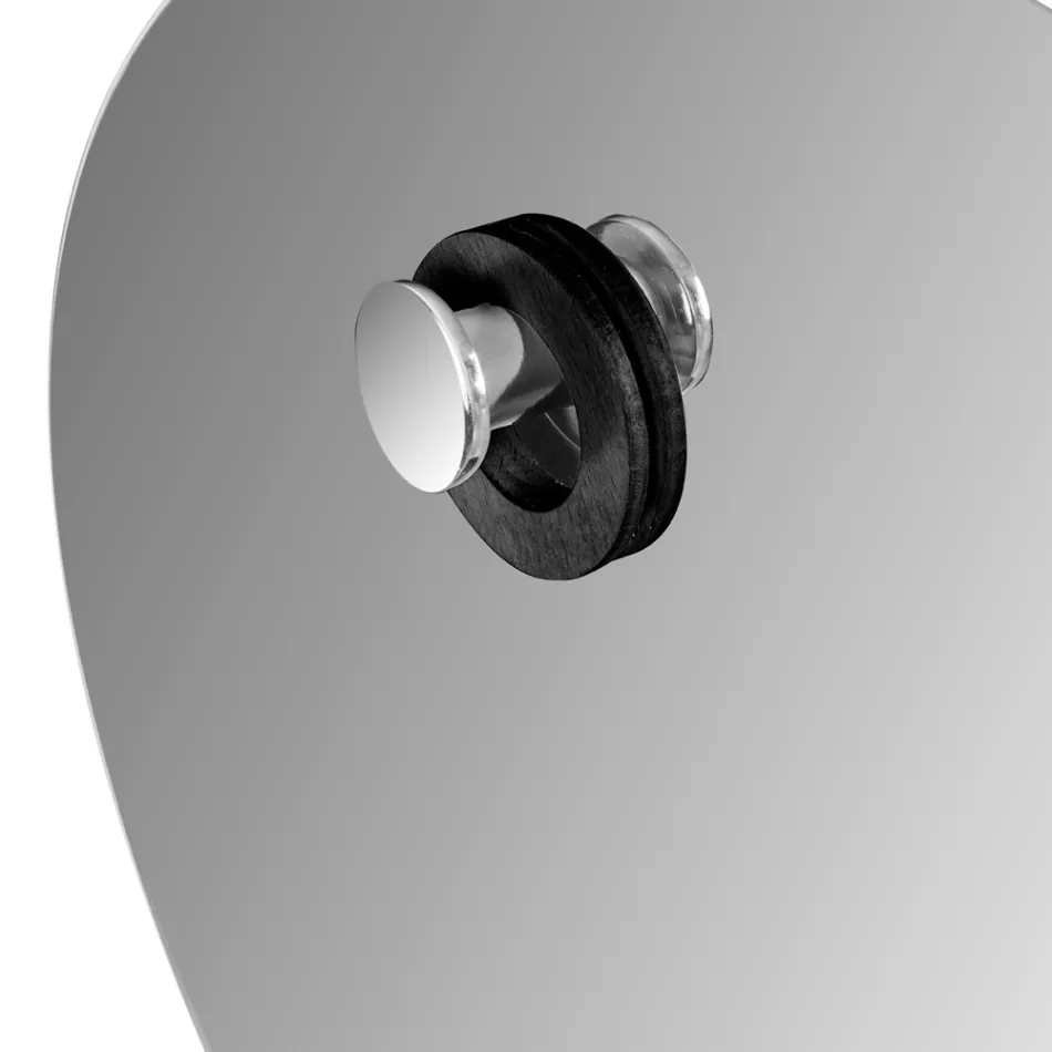 Composizione Mobile Bagno Nero da Appoggio con Accessori Inclusi - Carolie  Viadurini