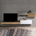 Composizione Mobili e Porta TV Soggiorno in MDF Made in Italy - Hedda