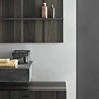 Composizione per Bagno Sospesa e dal Design Moderno Made in Italy - Farart9 Viadurini