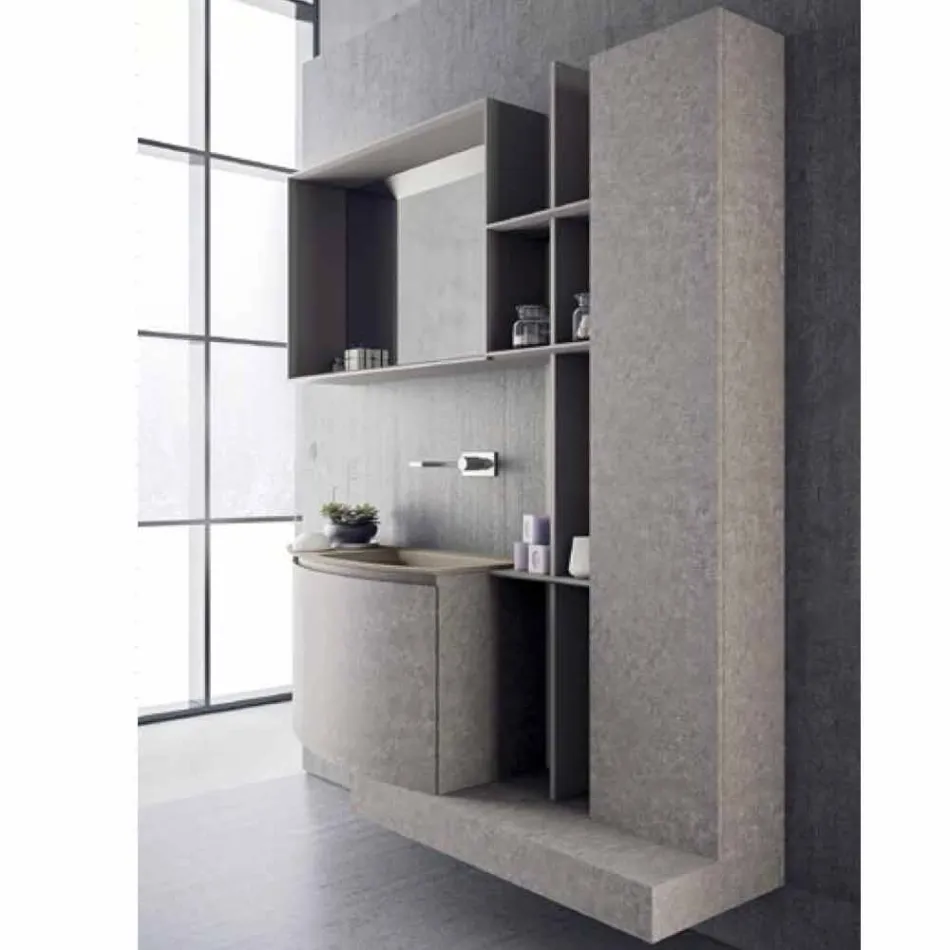 Composizione per il Bagno, Design Moderno Italiano a Sospesione - Callisi10 Viadurini