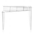 Consolle a Muro in Plexiglass Trasparente Design a Pianoforte - Valeria