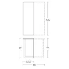 Consolle Allungabile 150 cm in Metallo e Nobilitato Made in Italy - Flap Viadurini