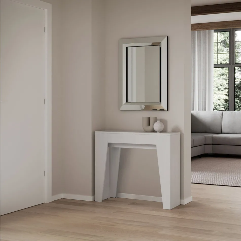 Consolle Allungabile a 181 cm in Nobilitato in Essenza Made in Italy - Castello Viadurini