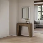 Consolle Allungabile a 181 cm in Nobilitato in Essenza Made in Italy - Castello Viadurini