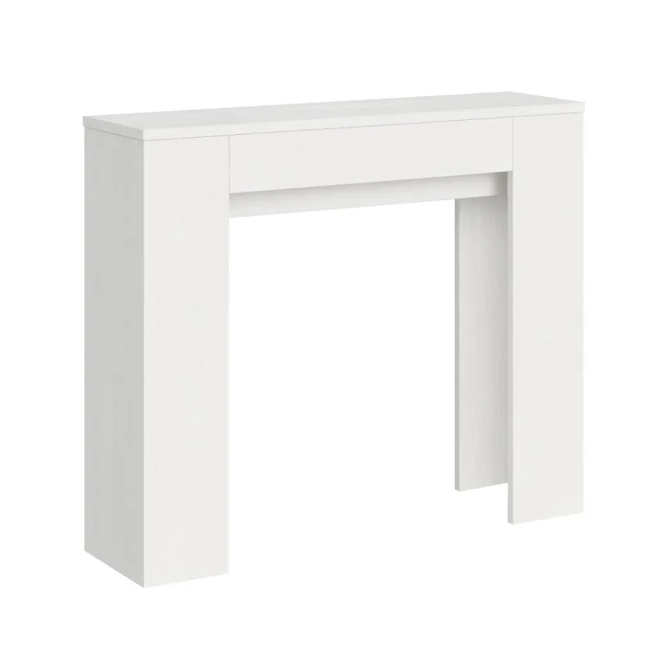 Consolle Allungabile a 181 cm in Pannelli di Nobilitato Made in Italy - Drago Viadurini