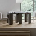 Consolle Allungabile a 299 cm con Allunghe Interne Made in Italy - Clessidra Viadurini
