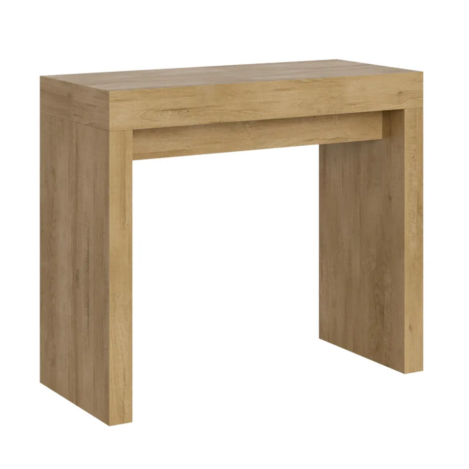 Consolle Allungabile a 300 cm con Supporto a 2 Gambe Made in Italy - Fantasma Viadurini