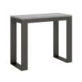 Consolle Allungabile a 300 cm con Telaio Antracite e Legno Made in Italy - Fata
