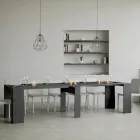 Consolle Allungabile a 308 cm con Supporto Centrale Made in Italy - Oracolo Viadurini