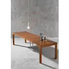 Consolle Allungabile fino a 12 posti in Legno Noce Made in Italy – Picchia Viadurini