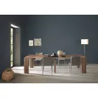 Consolle Allungabile Fino a 295 cm in Legno di Design Made in Italy - Temocle Viadurini