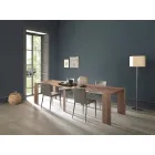 Consolle Allungabile Fino a 295 cm in Legno di Design Made in Italy - Temocle Viadurini