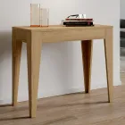Consolle Classica Allungabile a 3 mt in Legno Nobilitato Made in Italy - Argelia Viadurini