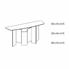 Consolle da Salotto di Design in Ceramica e Vetro Made in Italy – Random Viadurini