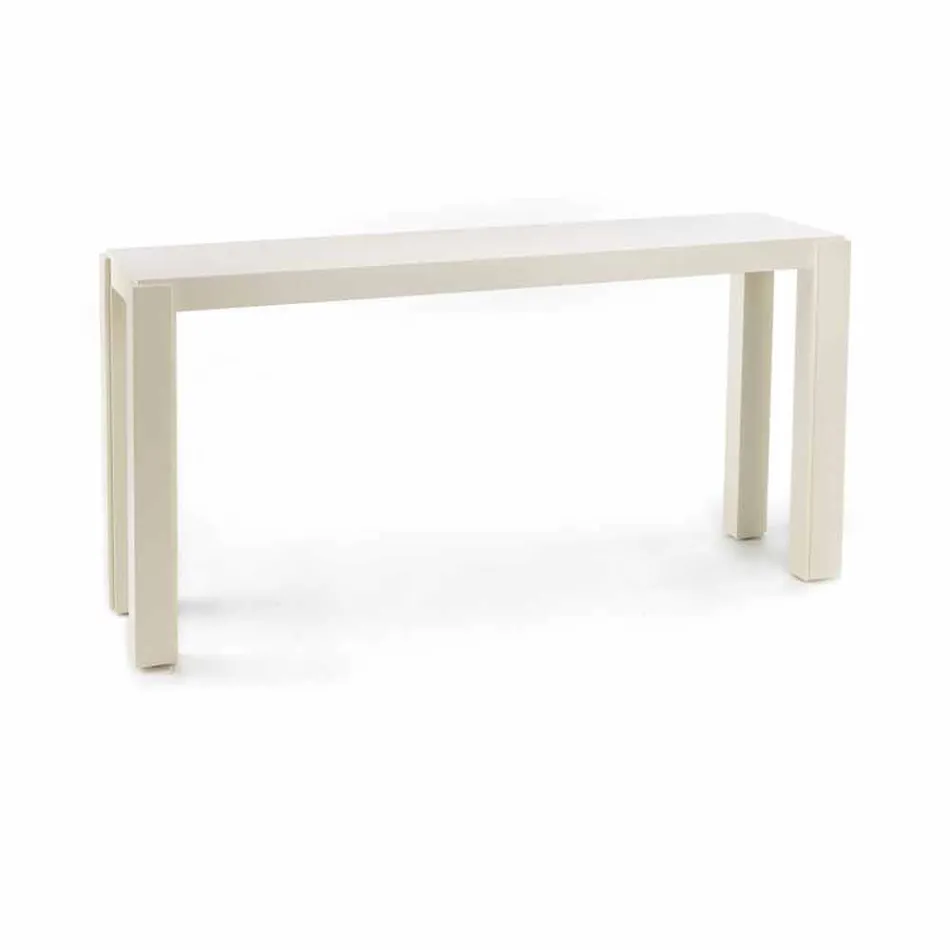 Consolle design moderno in legno laccato 150x78x40 cm Felicity Viadurini