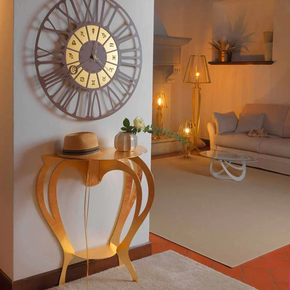 Consolle in Ferro Colorato di Design Moderno Made in Italy – Barbata Viadurini