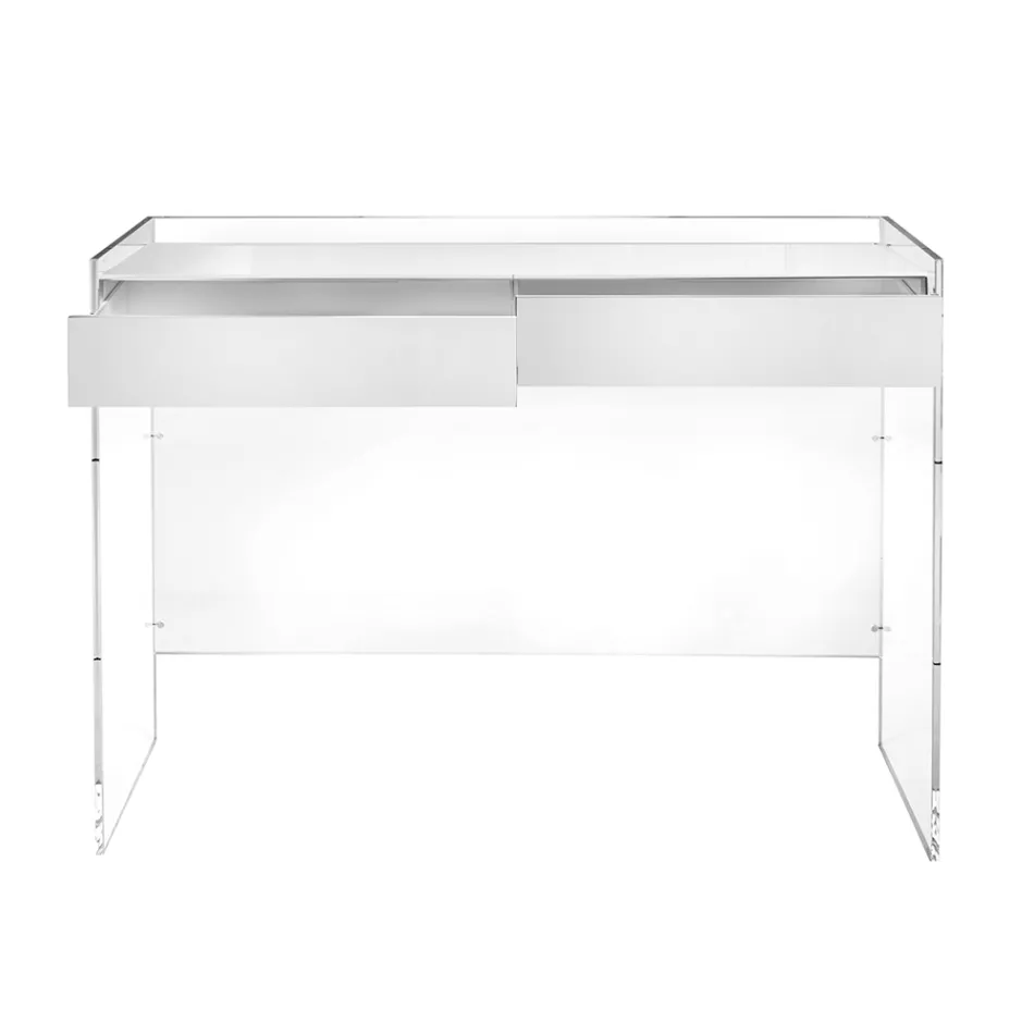 Consolle in Tre Finiture Realizzata in Plexiglass Made in Italy - Fedra Viadurini