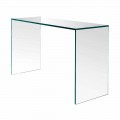 Consolle in Vetro Extrachiaro Design Minimale Made in Italy 2 Dimensioni - Selex