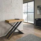 Consolle Moderna Allungabile a 300 cm con Telaio Antracite Made in Italy - Avventura Viadurini
