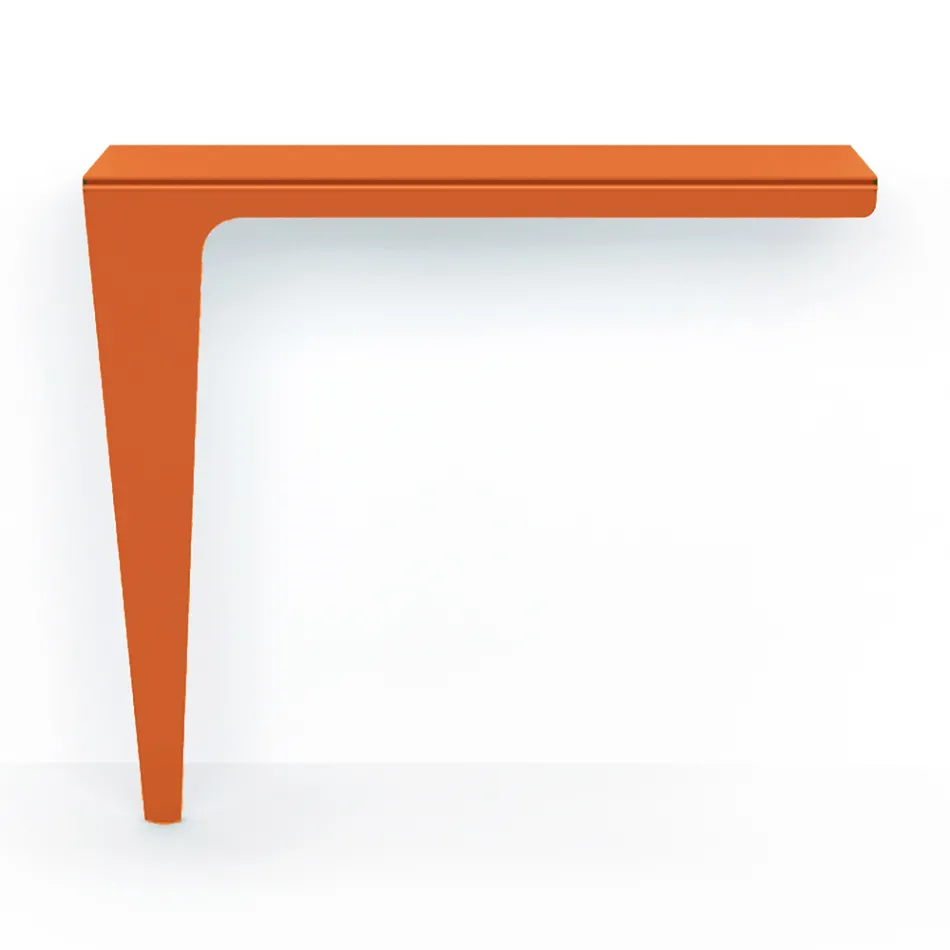 Consolle Moderna di Design Minimale in Metallo Colorato Made in Italy - Benjamin Viadurini