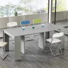 Consolle/Tavolo da pranzo allungabile, l. 42,50/302,50xp.90 cm, Alvaro Viadurini