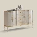 Credenza Classica 2 Ante e 4 Cassetti in Legno Made in Italy - Windsor