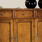Credenza Classica in Legno Noce Bassano di Lusso Made in Italy - Richard Viadurini